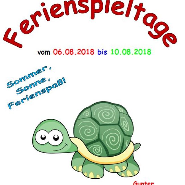 DRK Ferienspieltage 6.-10.8.2018
