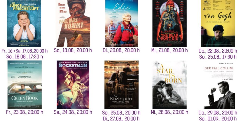 Sommer-Film-Festival Programm vom 15.08. – 21.08.