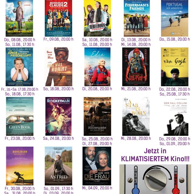 Sommer-Film-Festival Kinoprogramm 22.08 – 28.08