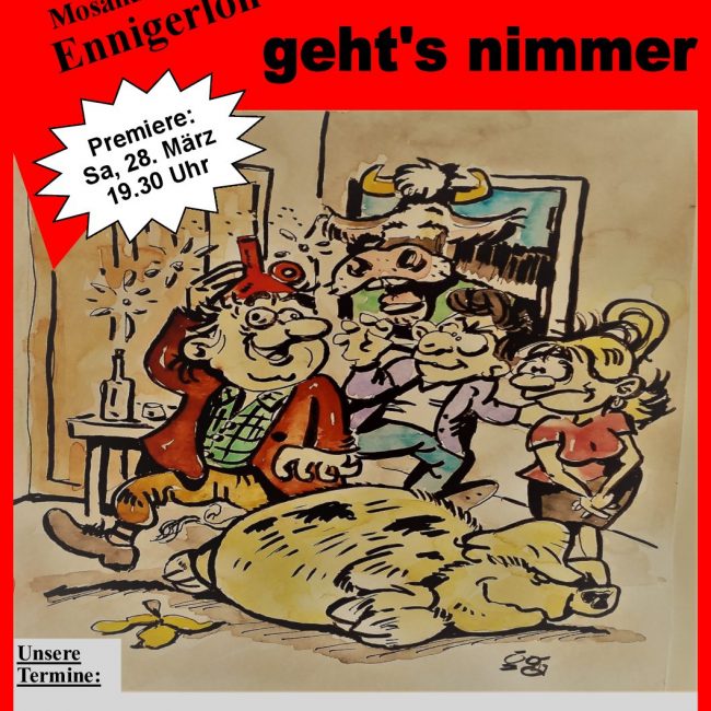 Kolping Theater Ennigerloh &#8211; ,,Dümmer geht&#8217;s nimmer&#8220;