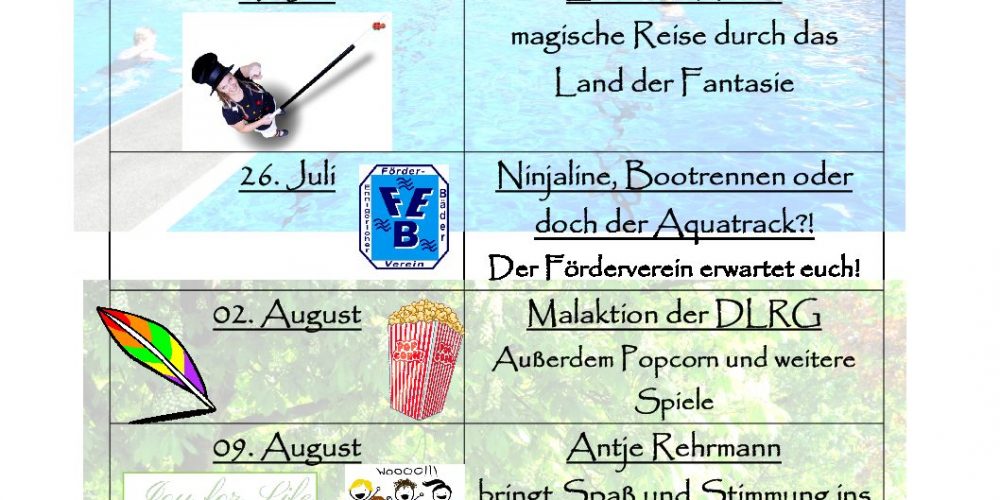 Ferienprogramm Freibad am Stavernbusch