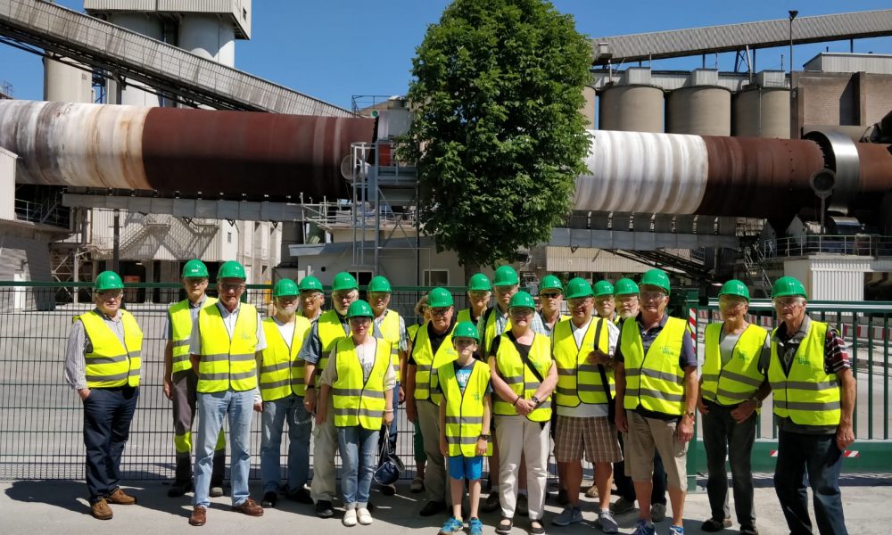 Werksführung bei HeidelbergCement war ein voller Erfolg