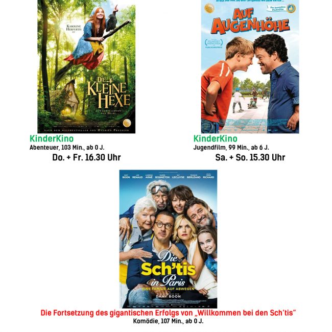 Kinoprogramm vom 5. April bis 11. April 2018