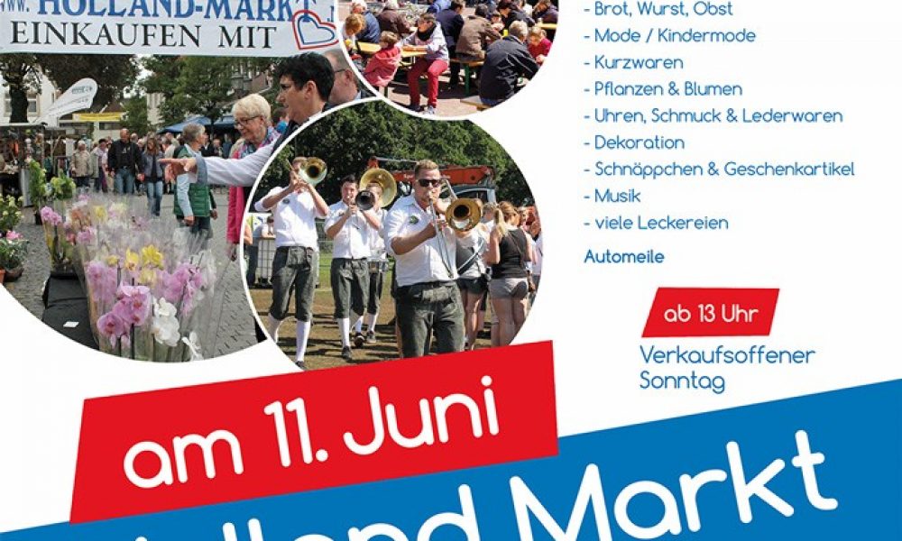 4. Familien-Fest Schnapphahn lädt zum Holland-Markt ein