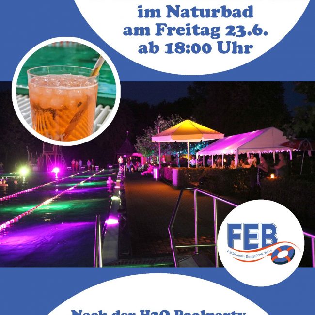 Candle-Light Schwimmen am 23.06.2023 ab 18 Uhr