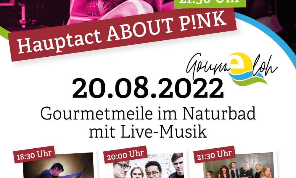 GourmEloh und Rock, großes Naturbadfest in Ennigerloh am 19. – 21.08.2022 im Naturbad