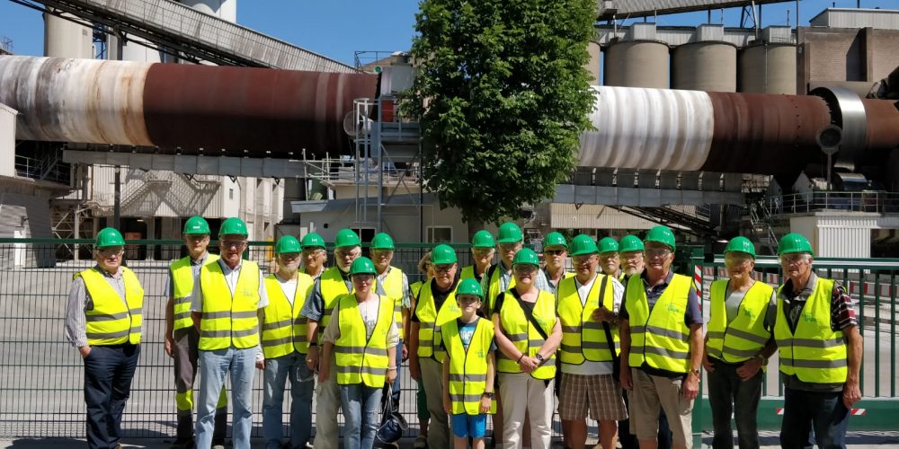 Werksführung bei HeidelbergCement war ein voller Erfolg