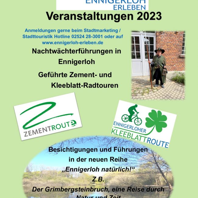 Führungen in Ennigerloh 2023